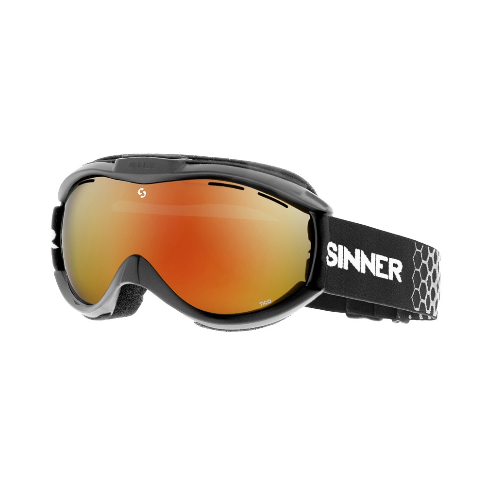 Sinner Tico Skibril - Grijs Frame + Oranje Lens
