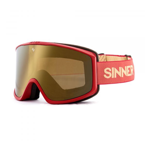 SINNER "Synergy Black-double" Skibrille Snowboardbrille schwarz Antifog 