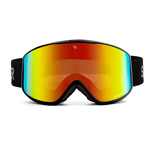 Sinner Olympia Ski Schutzbrille Matt Neongrün verspiegelte Linse Erwachsene Unisex 